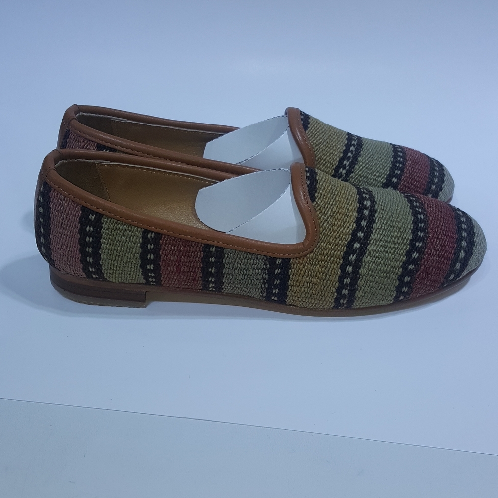 Handmade kilim Flats - Picture 4 of 7